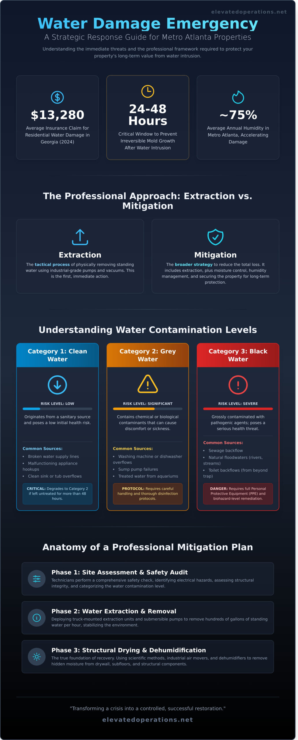 Emergency Water Removal Services in Mableton & Metro Atlanta: A Strategic Guide (2026) - Infographic