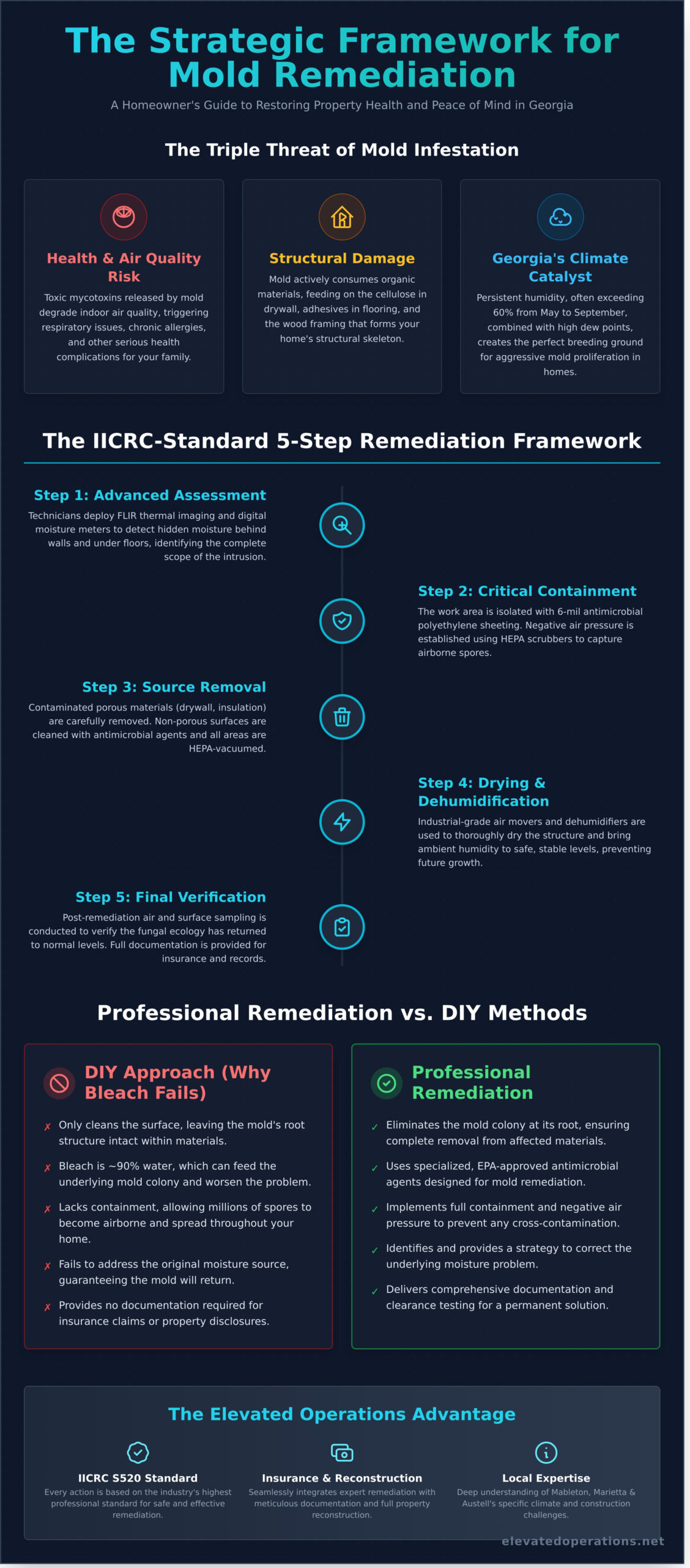Professional Mold Remediation Service in Mableton & Marietta, GA: The Strategic Guide to Property Health 3 Professional Mold Remediation Service in Mableton & Marietta, GA: The Strategic Guide to Property Health - Infographic