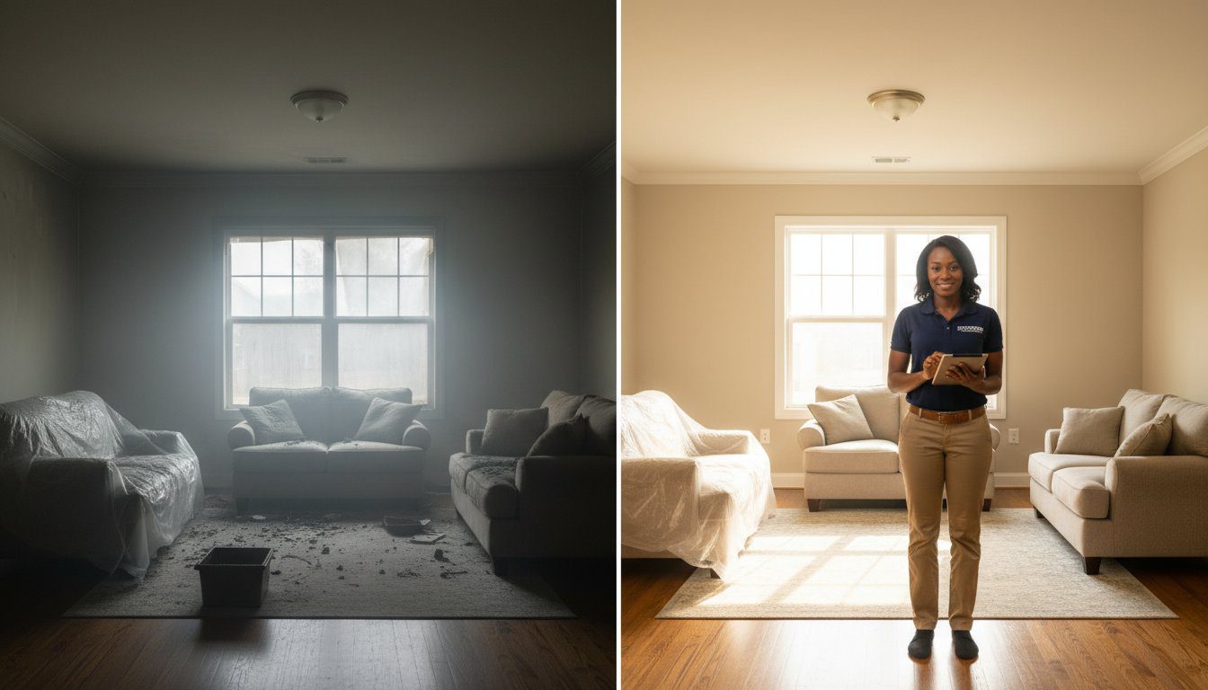 Smoke & Soot Damage Cleanup Metro Atlanta | Odor Removal 10 Smoke and soot cleanup work in Metro Atlanta