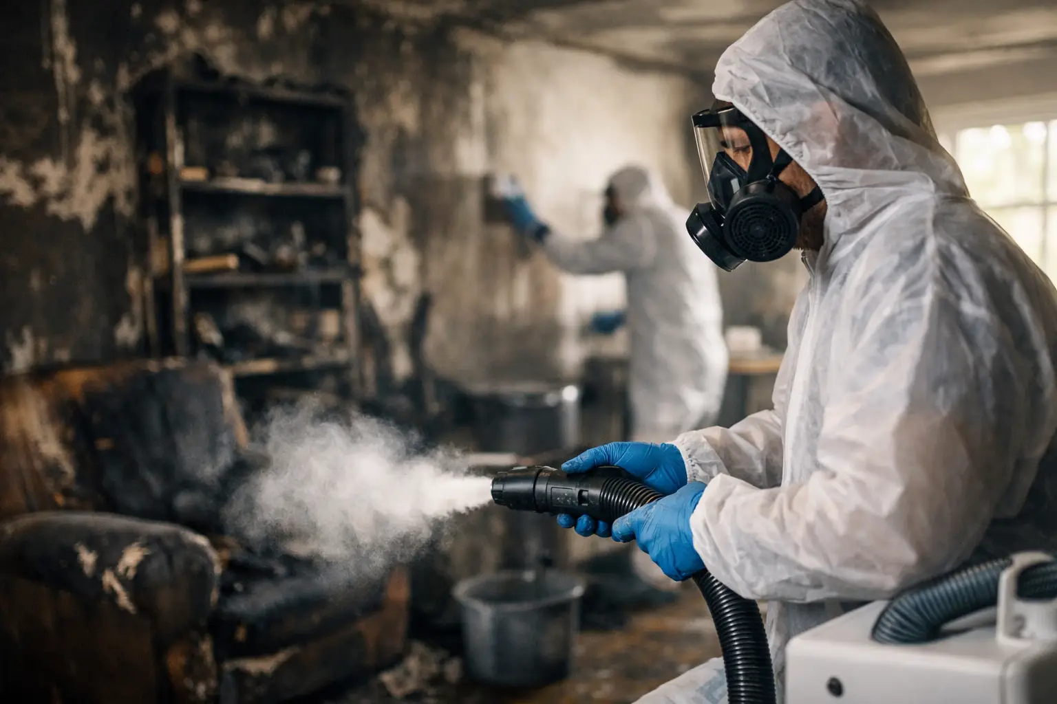 Fire and smoke restoration work in Metro Atlanta