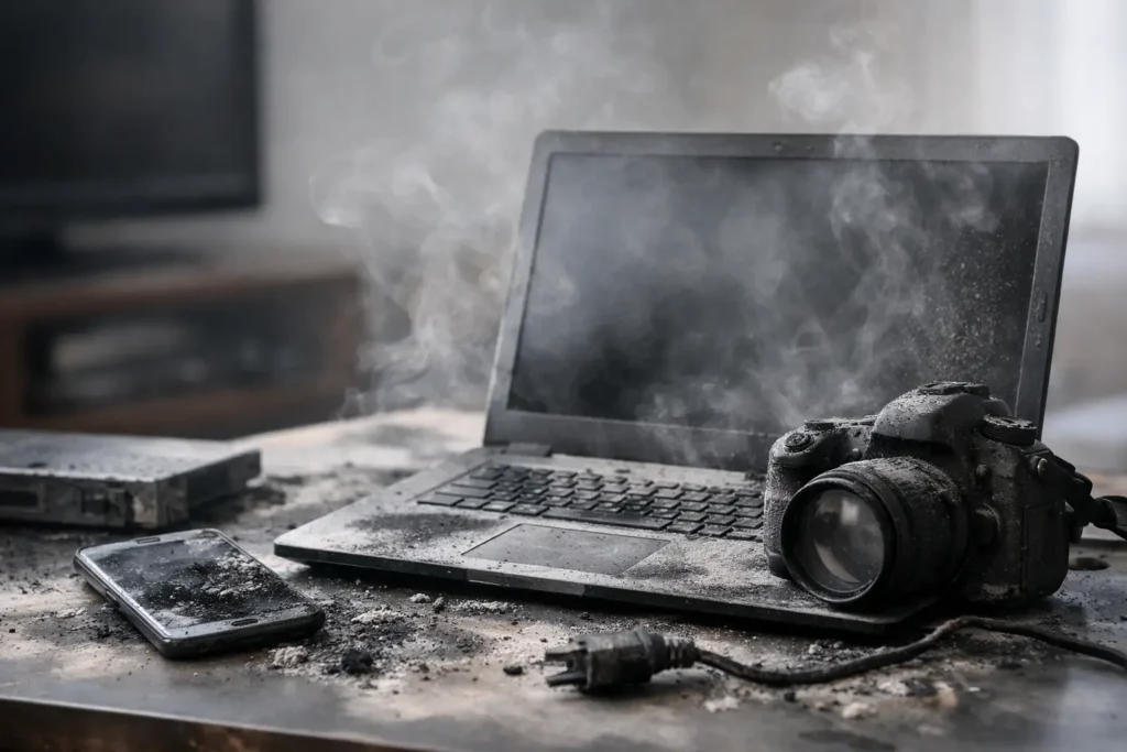 What to Do With Smoke Damaged Electronics