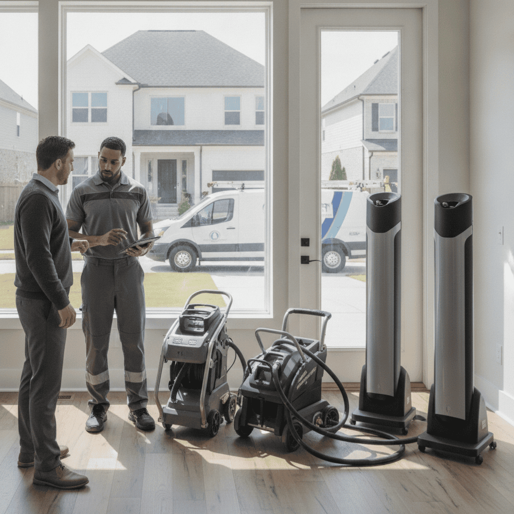 How do I find restoration companies near me after water damage?