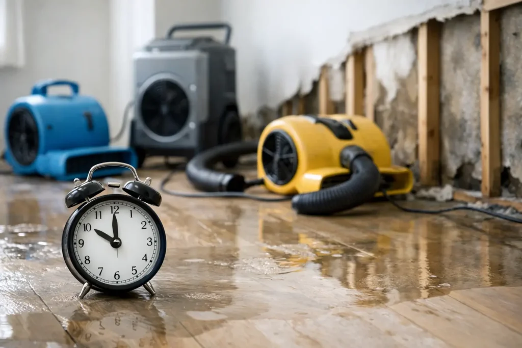 How Long Is Structural Drying Time After Water Damage?