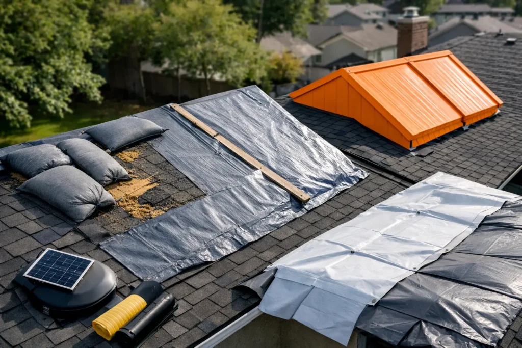 Roof Tarping Alternatives for Emergency Repairs