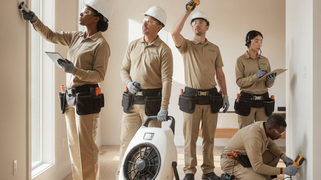 How do I choose a mold restoration company near me after water damage?