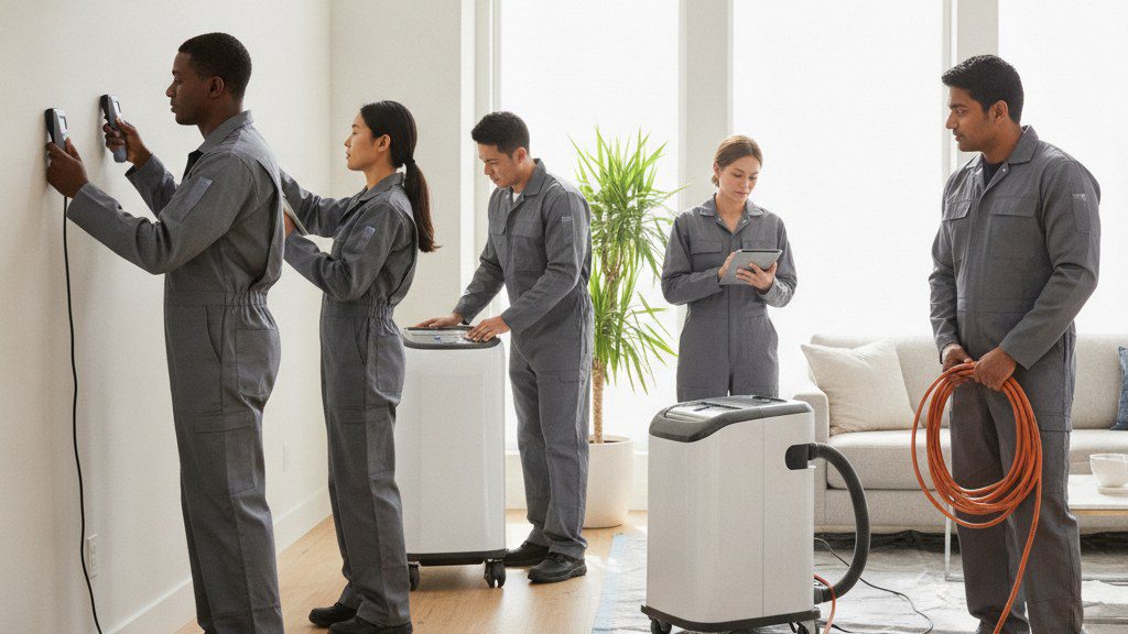How do I choose a professional mold removal service after water damage?