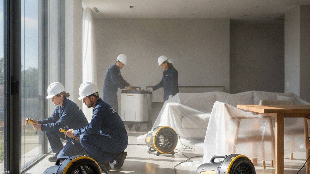 How do I choose a sewage cleanup service after a backup?