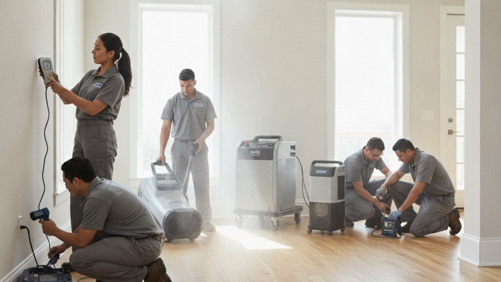 How do I choose mold removal specialists after water damage?