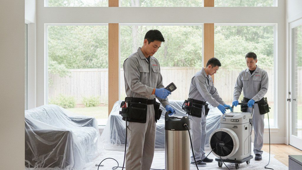 What should I do for water damage near me right now?